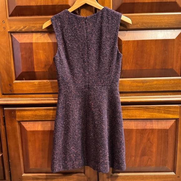 Theory Franita Varro Geranium Multi Color Tweed Dress Sz 2 - Picture 3 of 13